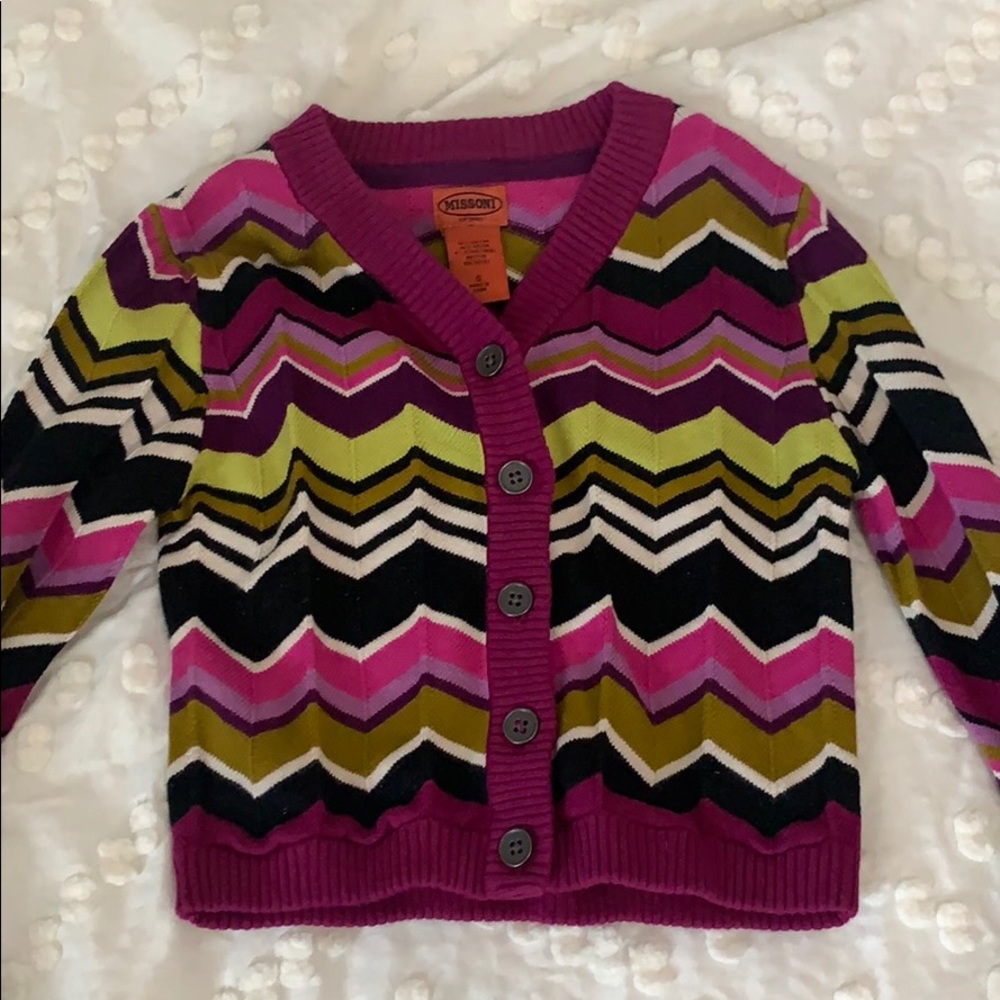 Missoni for Target Girls cardigan